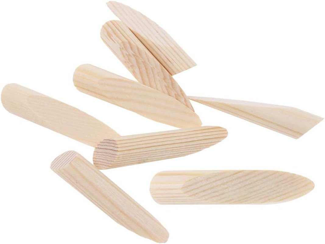 100 Pack Solid Wood Pocket Hole Plugs Pine for Pocket Hole Jig Woodworking Tool