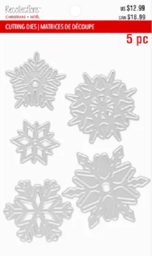 Recollections SNOWFLAKES Cutting Dies Christmas Holidays Winter