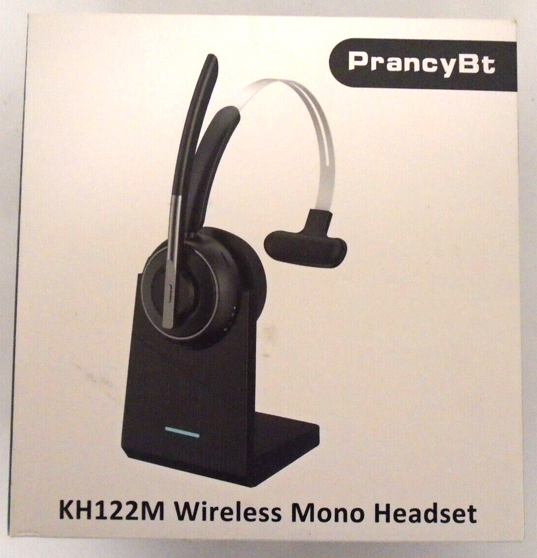 PrancyBt KH122M Bluetooth V5.2 Wireless Mono Headset + Charge Base Free Shipping