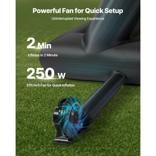 20FT Inflatable Movie Screen, Inflatable Projector Screen with Portable Storage