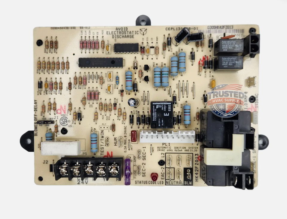 HK42FZ013 GUARANTEED WORKING TESTED GOOD OEM Furnace Control Board CEPL130438-01