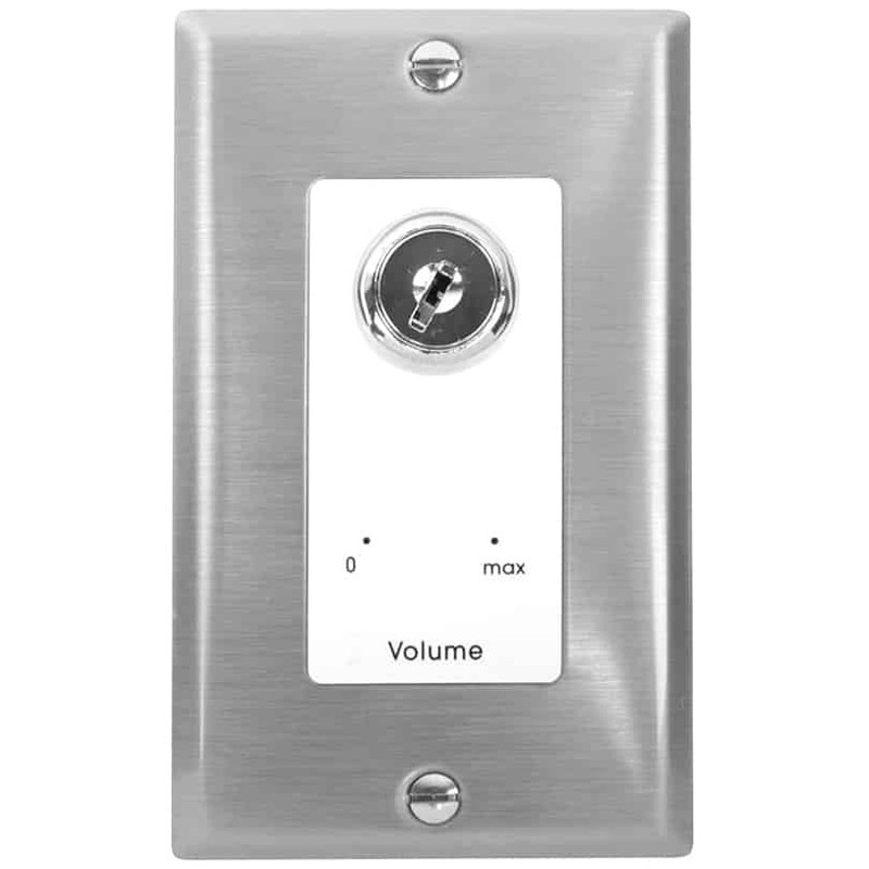 Lowell KL100-DSW Keylock Series 100W Volume Control with Key Switch