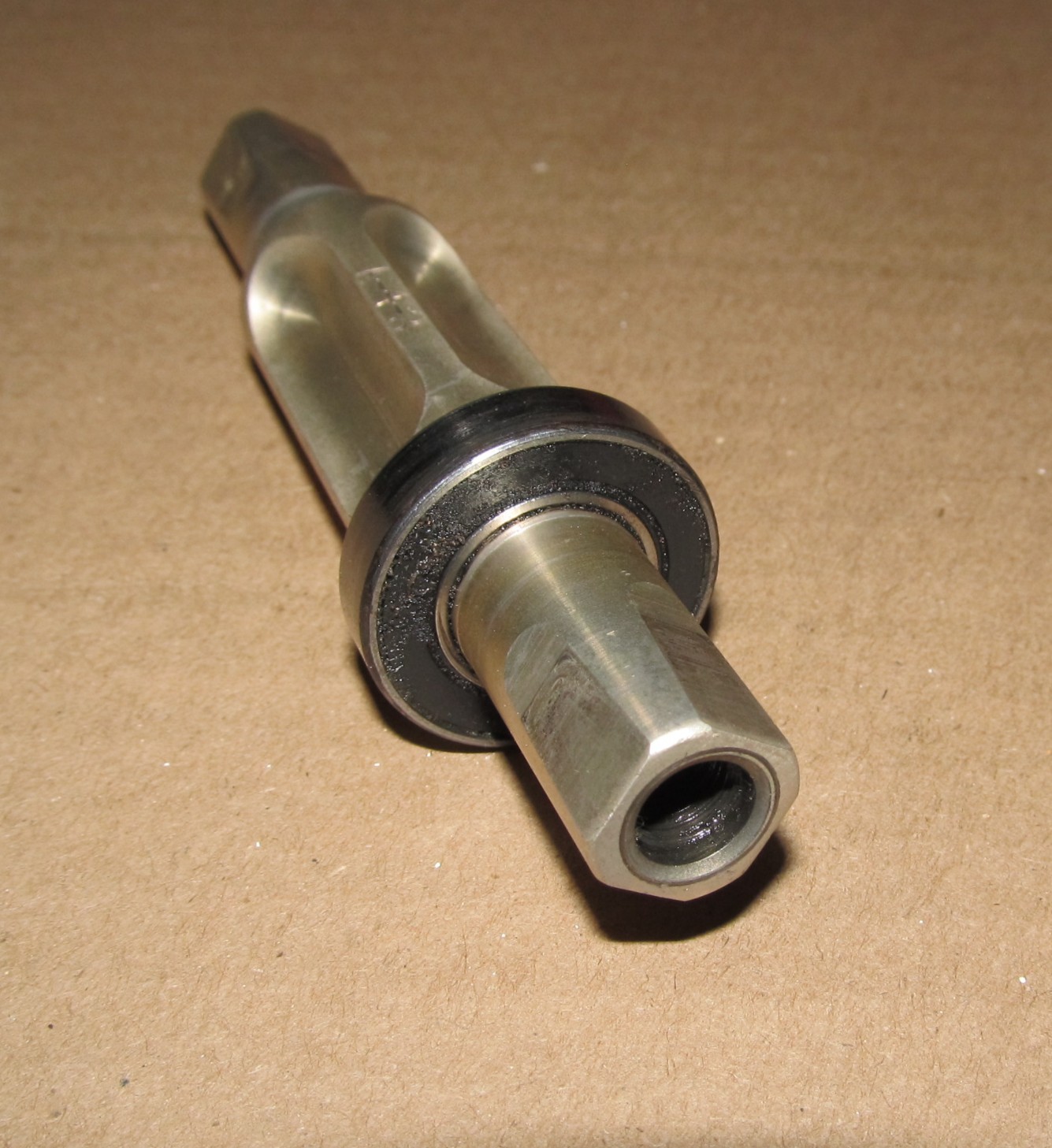 Sampson Topline Titanium Bottom Bracket Spindle 112mm w/ One Bearing
