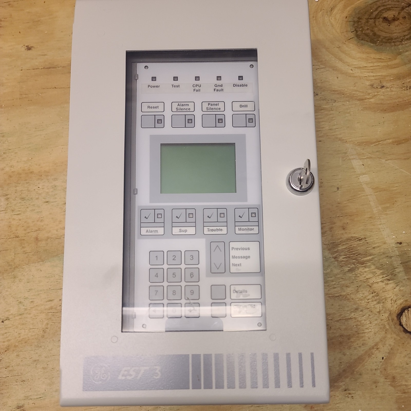 EDWARDS EST 3-LCD MAIN DISPLAY MODULE & 3-ANNCPU3 ANNUNCIATOR CPU & 3-RLCM/D BOX