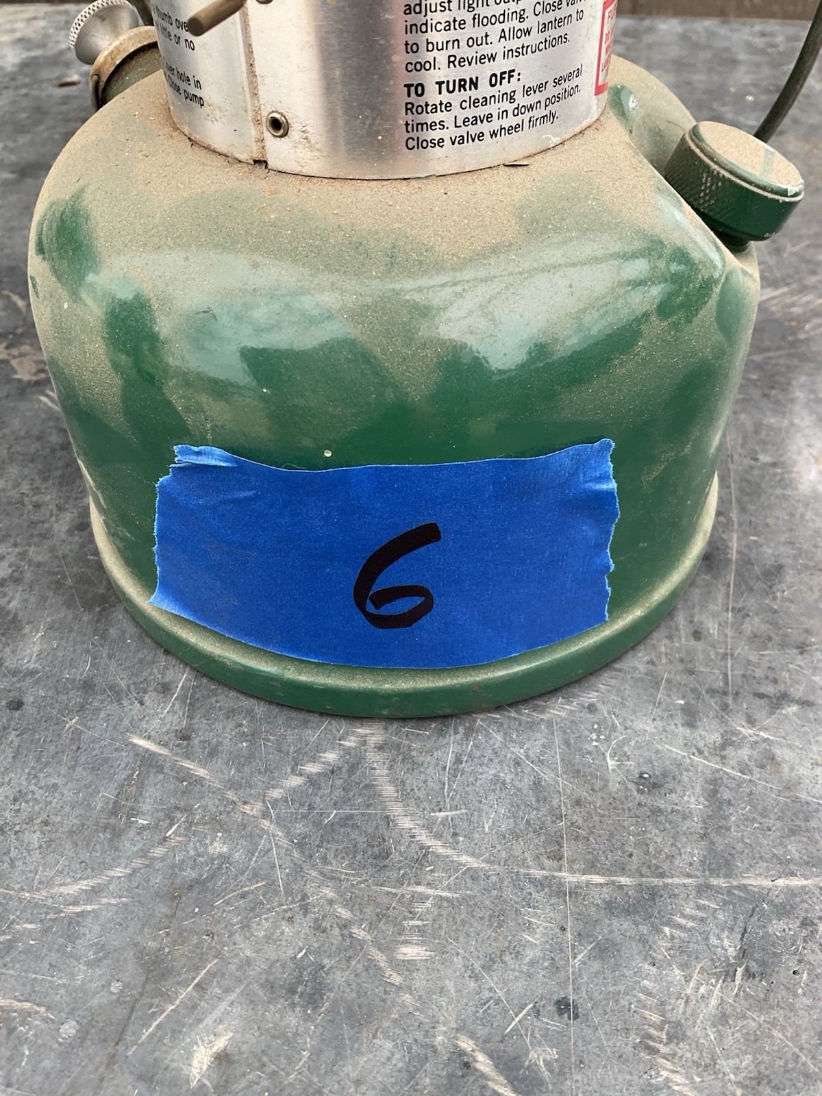 Coleman 220J Lantern Untested Parts Only