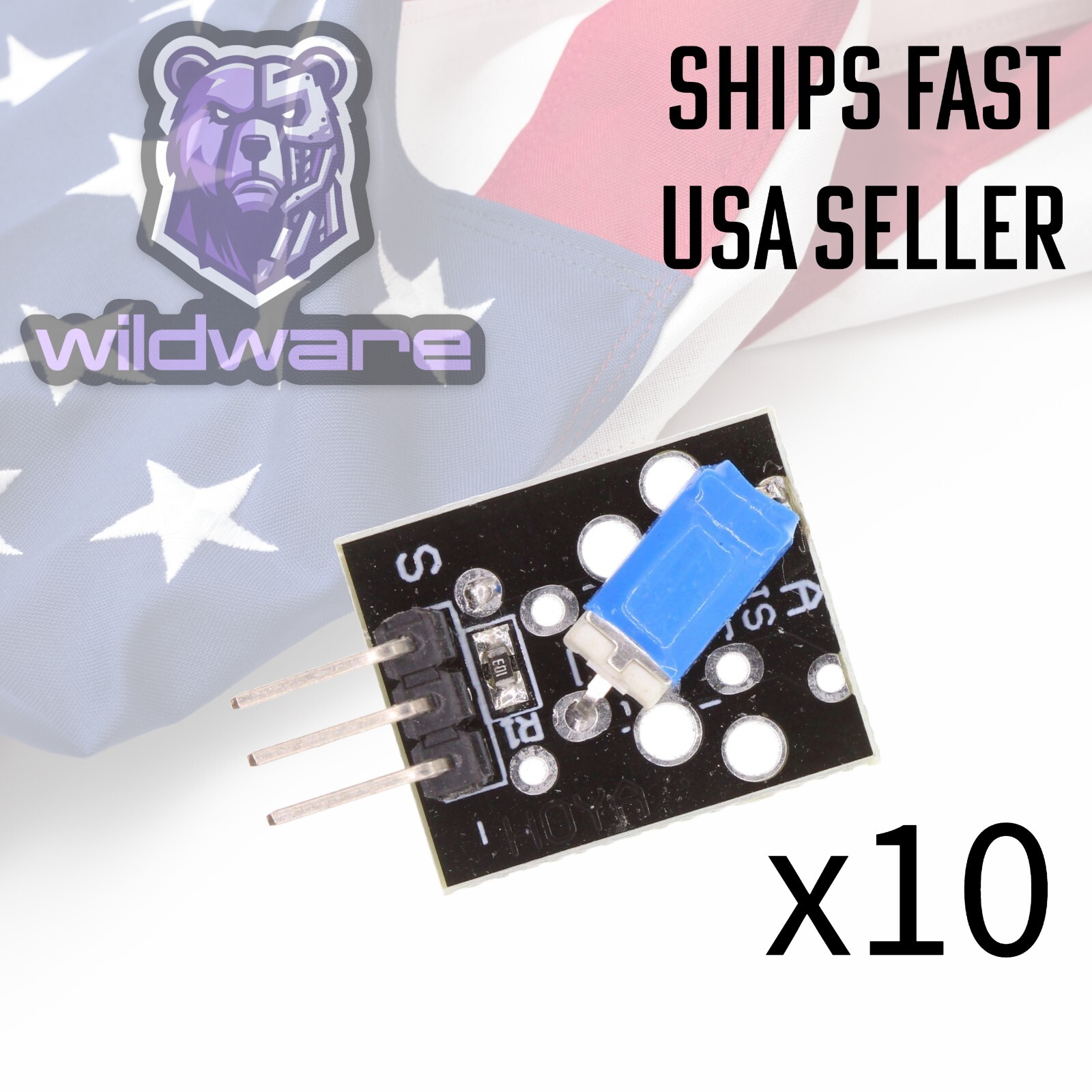 10pcs KY-020 Tilt Switch Module for Arduino AVR PIC NEW - Free Shipping