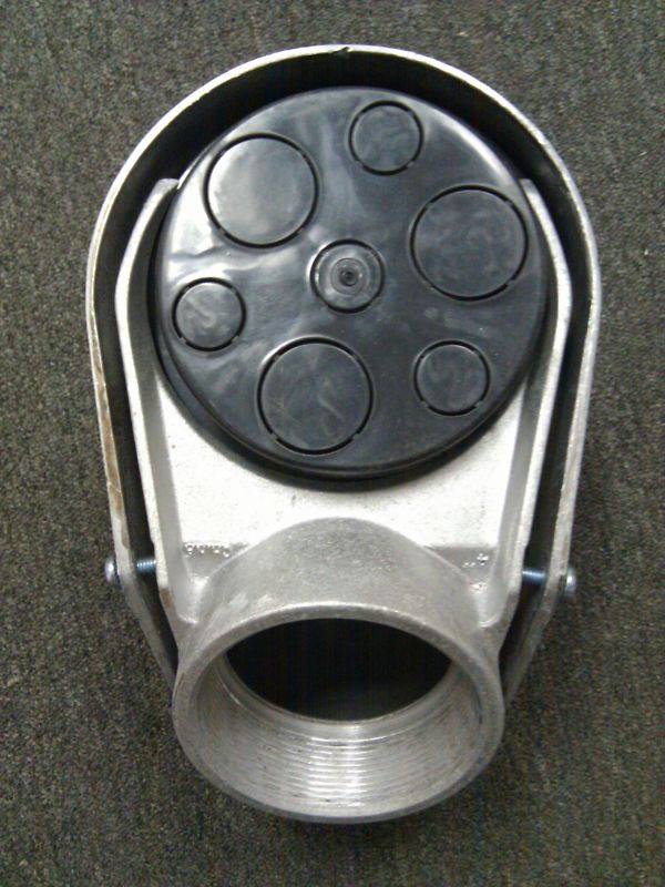 1-1/4" Weatherproof Head Metal Service Entrance Cap Threaded Aluminum