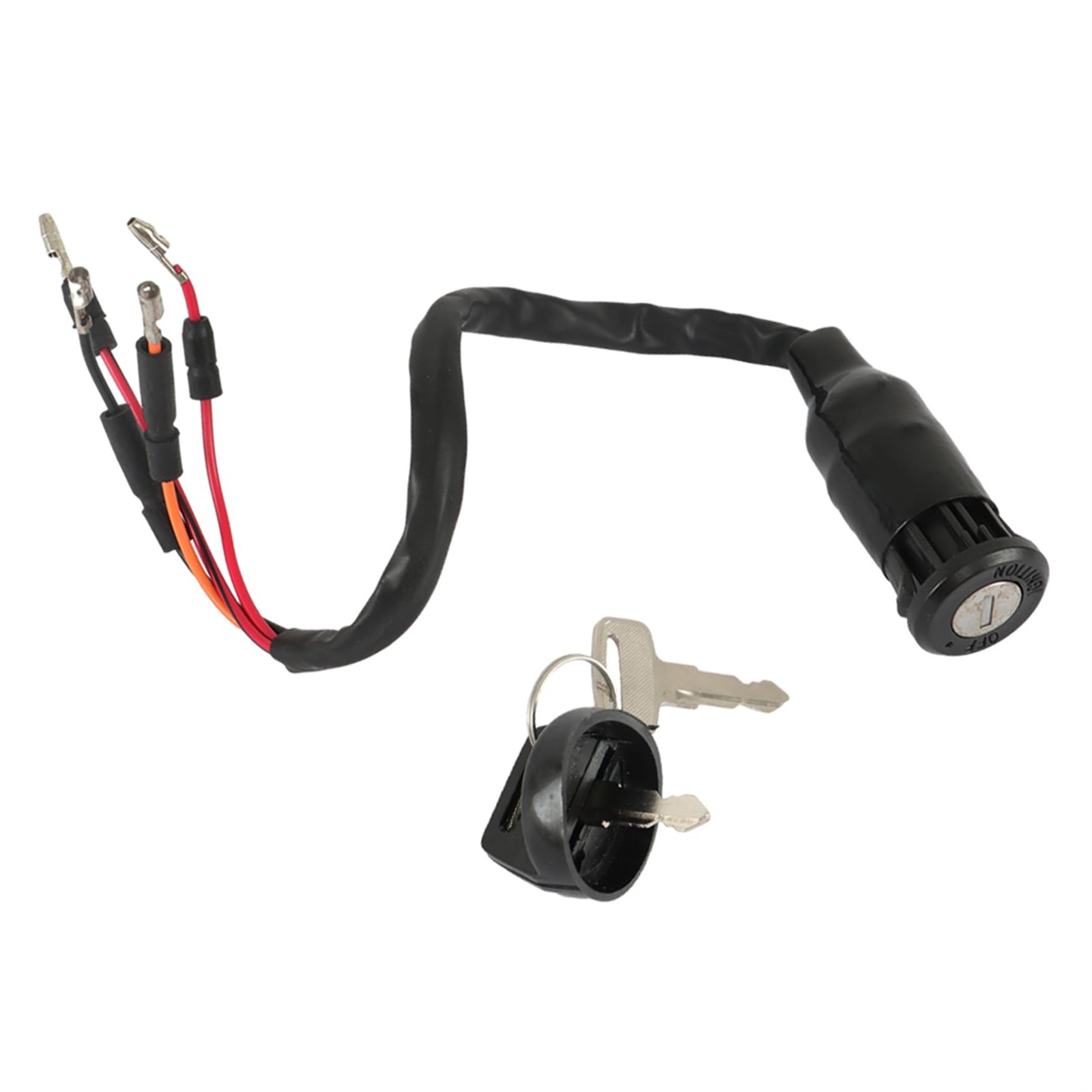 WFLNHB Ignition Switch with Key Replacement for Honda FourTrax 300 Black
