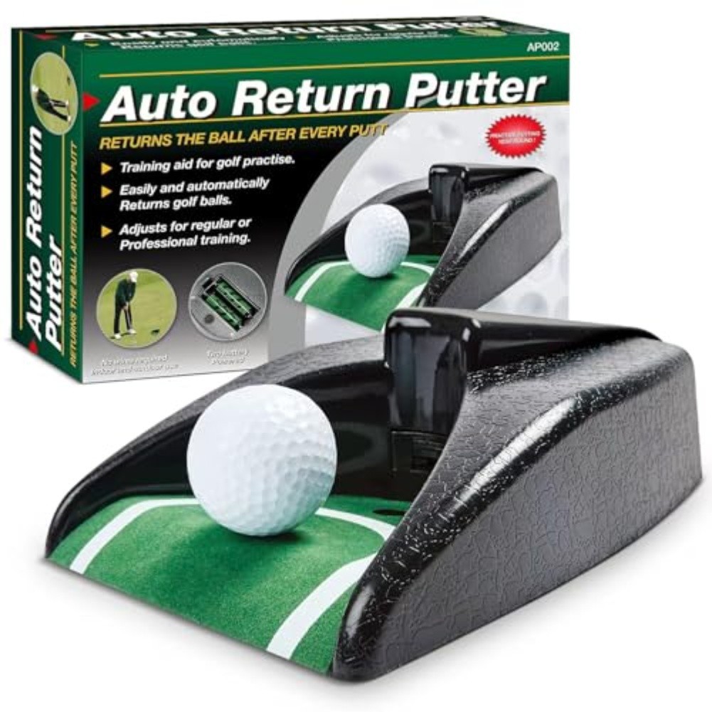 Golf Putter Cup with Automatic Golf Ball Return Machine for Efficient Practice