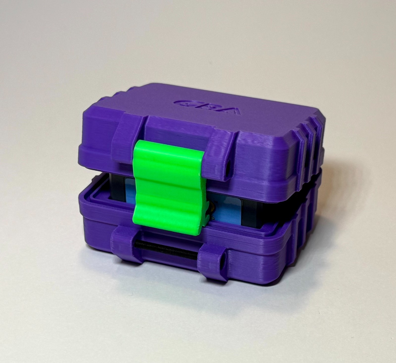 4-Capacity GBA Game Cartridge Case: Protective Storage w/ Customizable Colors