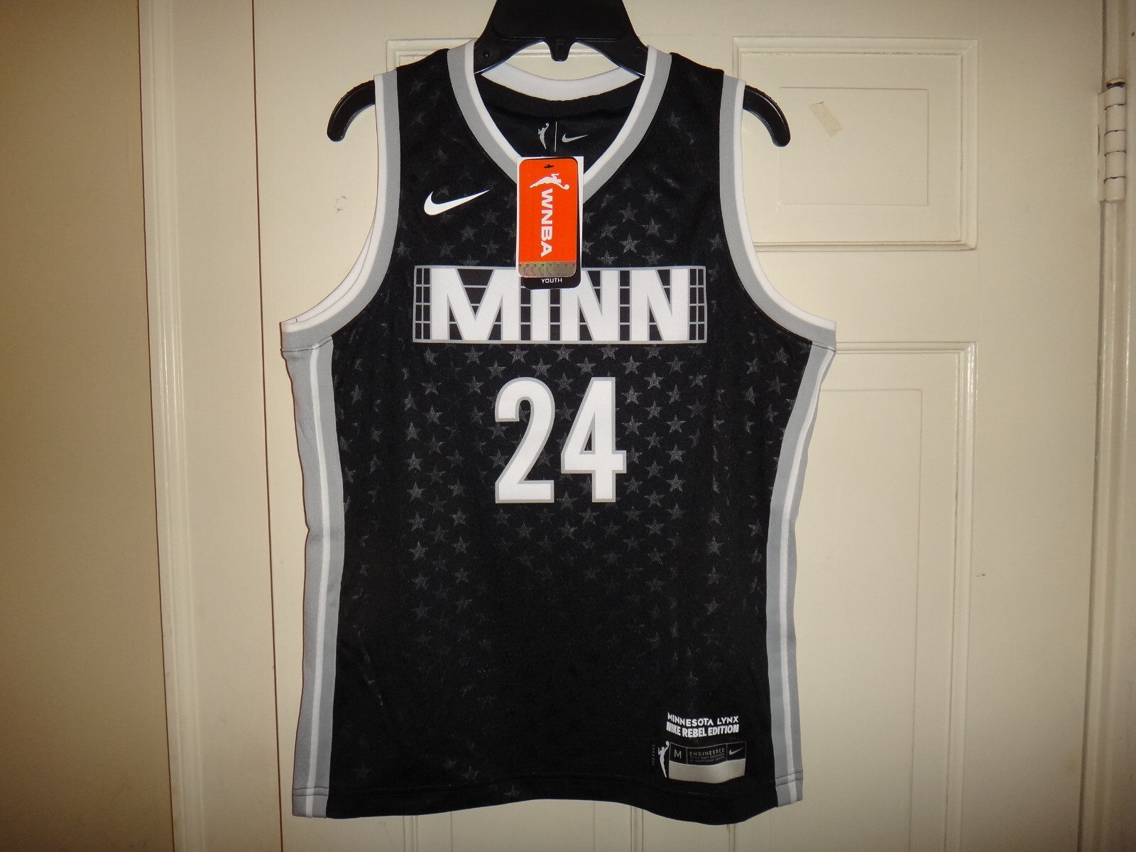 Youth Nike Napheesa Collier WNBA Minnesota Lynx Rebel Edition Victory Jersey $85