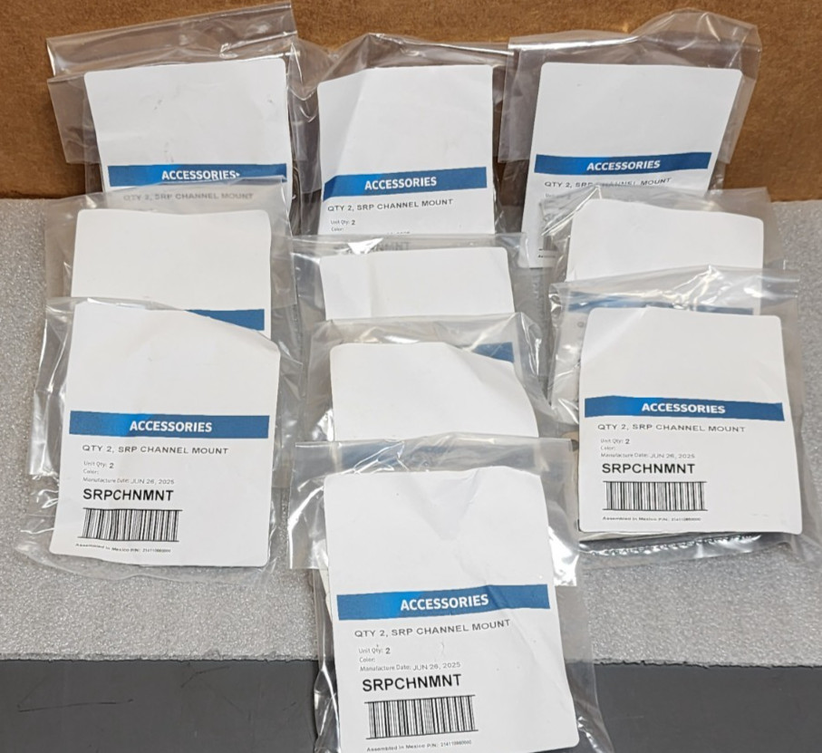 FX Luminaire Aluminum SRP Strip Light Hardscape Channel Mounts ( 11 Sets)