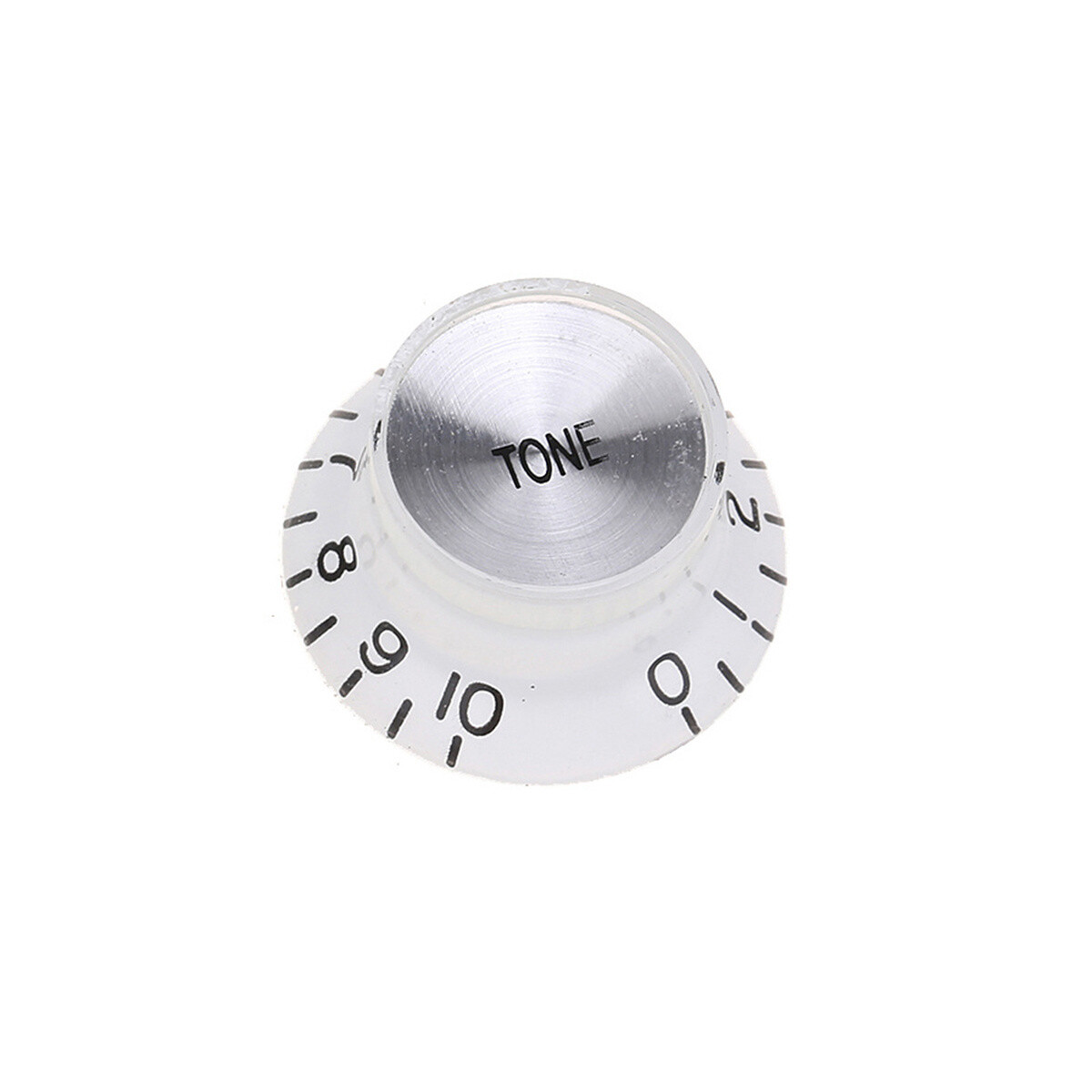 Musiclily Pro White Imperial Inch Guitar 2 Volume 2 Tone Knob For US Les Paul SG