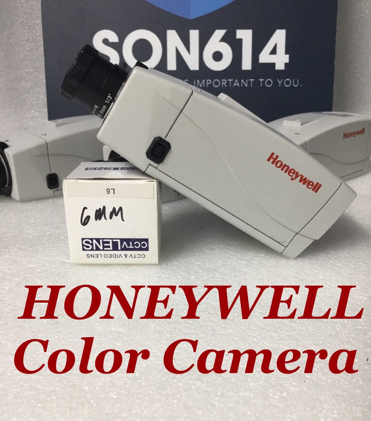 Honeywell Security Color Camera With 480TVL, New 6mm Fixed Lens HCC484E TESTED!