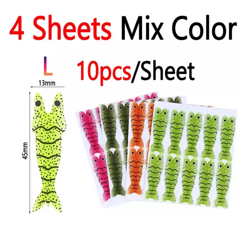 Fly Tying Pre Cut Shrimp Body Back Skin Material Trout Fishing Lures Baits DIY