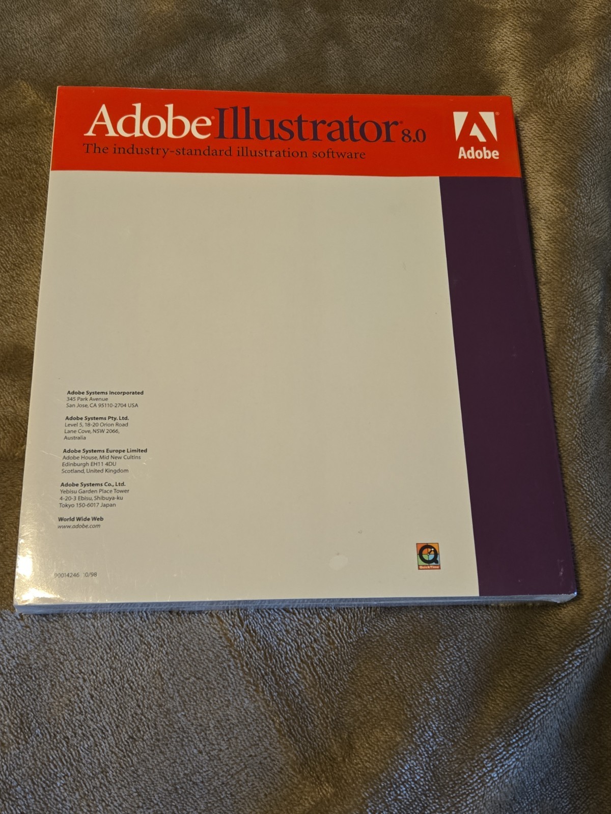 Adobe Illustrator 8.0 User Guide Windows P.C. Computer Book New Sealed