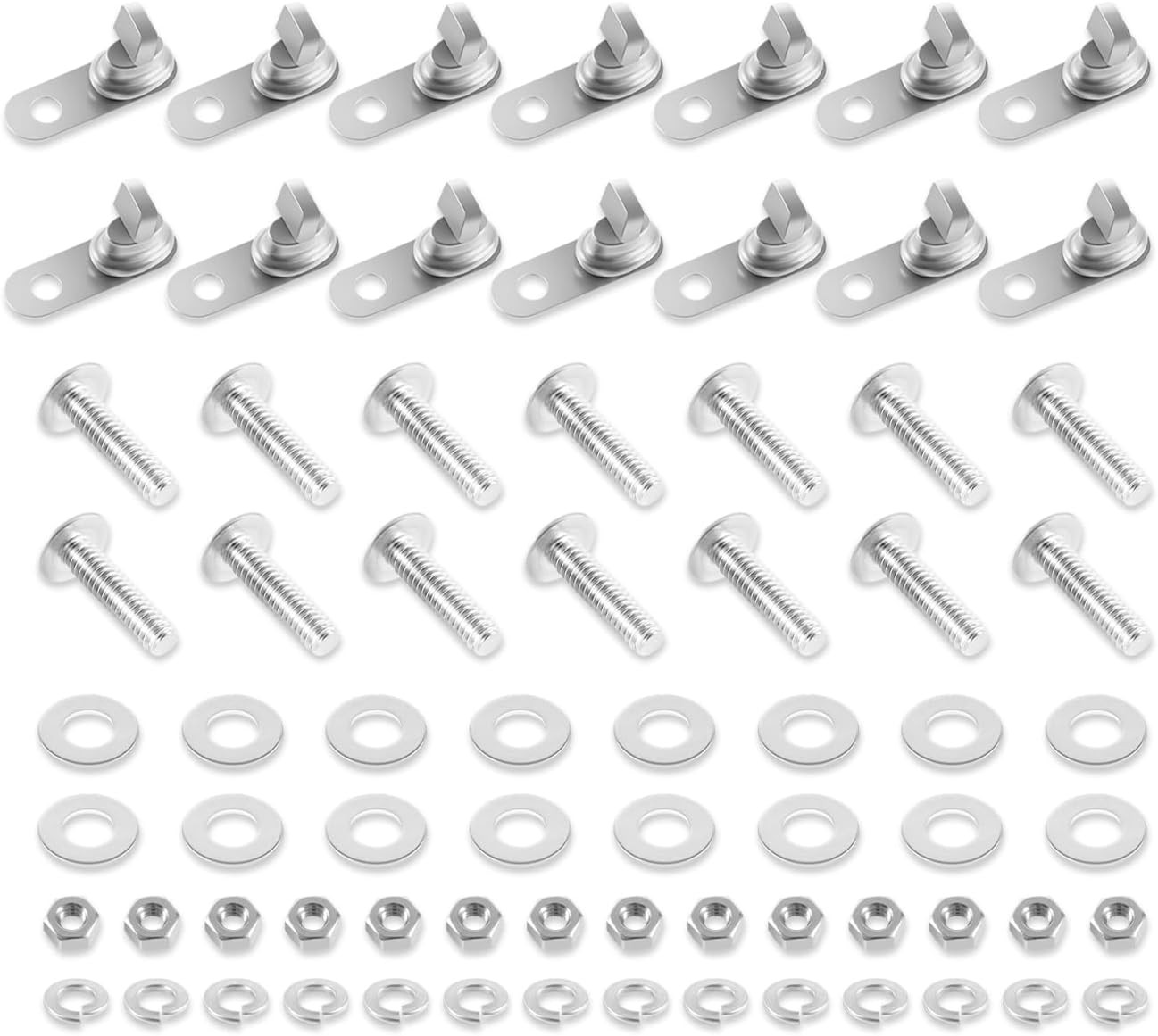 75704-1 Stainless Bug Screen and Winterfront Hardware Kit for 1986-2007 Peterbil