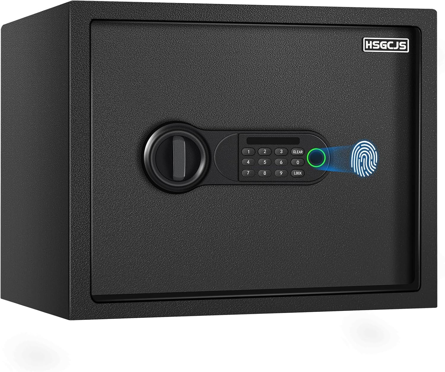 Fingerprint Safe 1.2 Cubic Feet, Biometric Fingerprint Lock with Digital Keypad,
