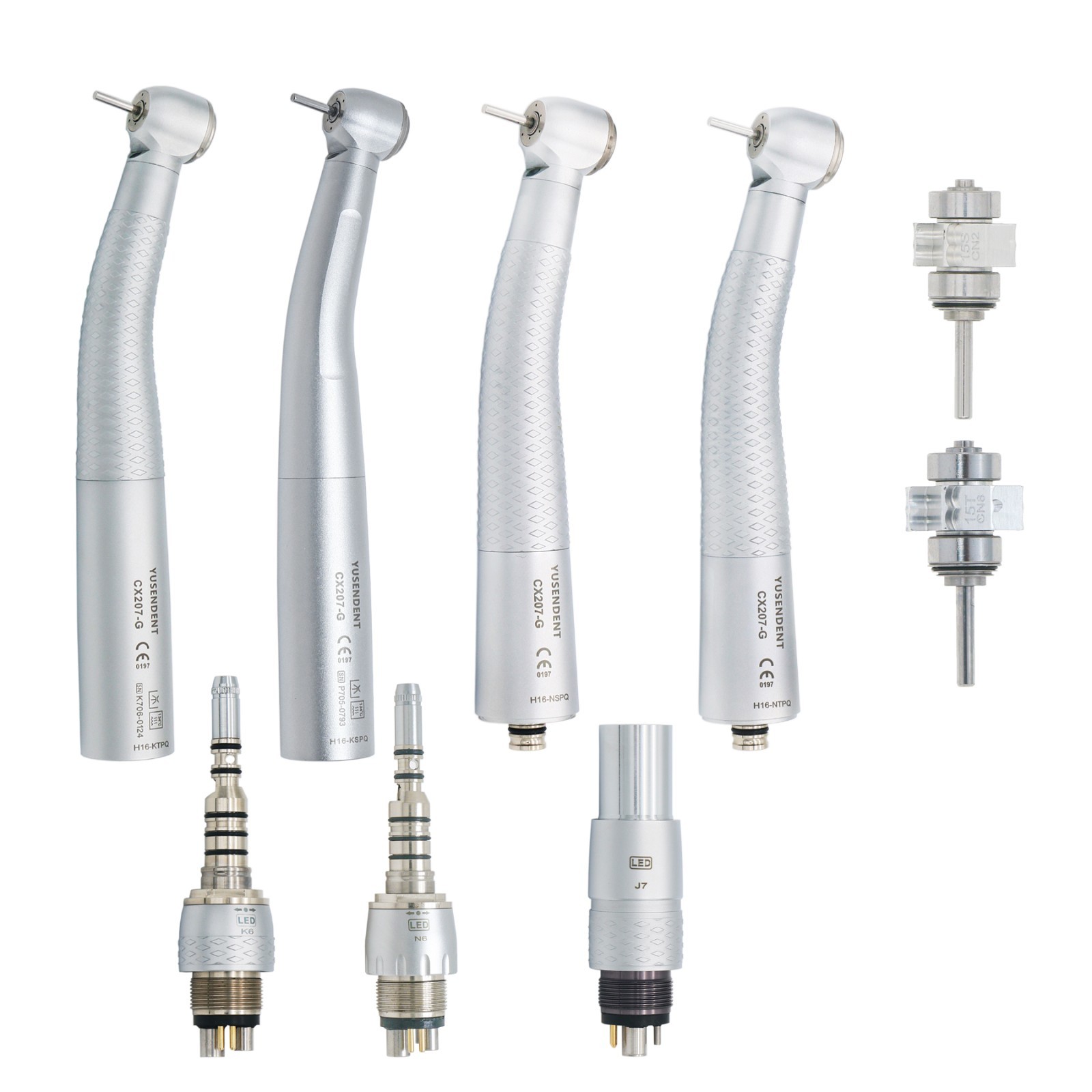 US COXO Dental Fiber Optic Handpiece fit KaVo Multiflex NSK Phatelus LED Coupler