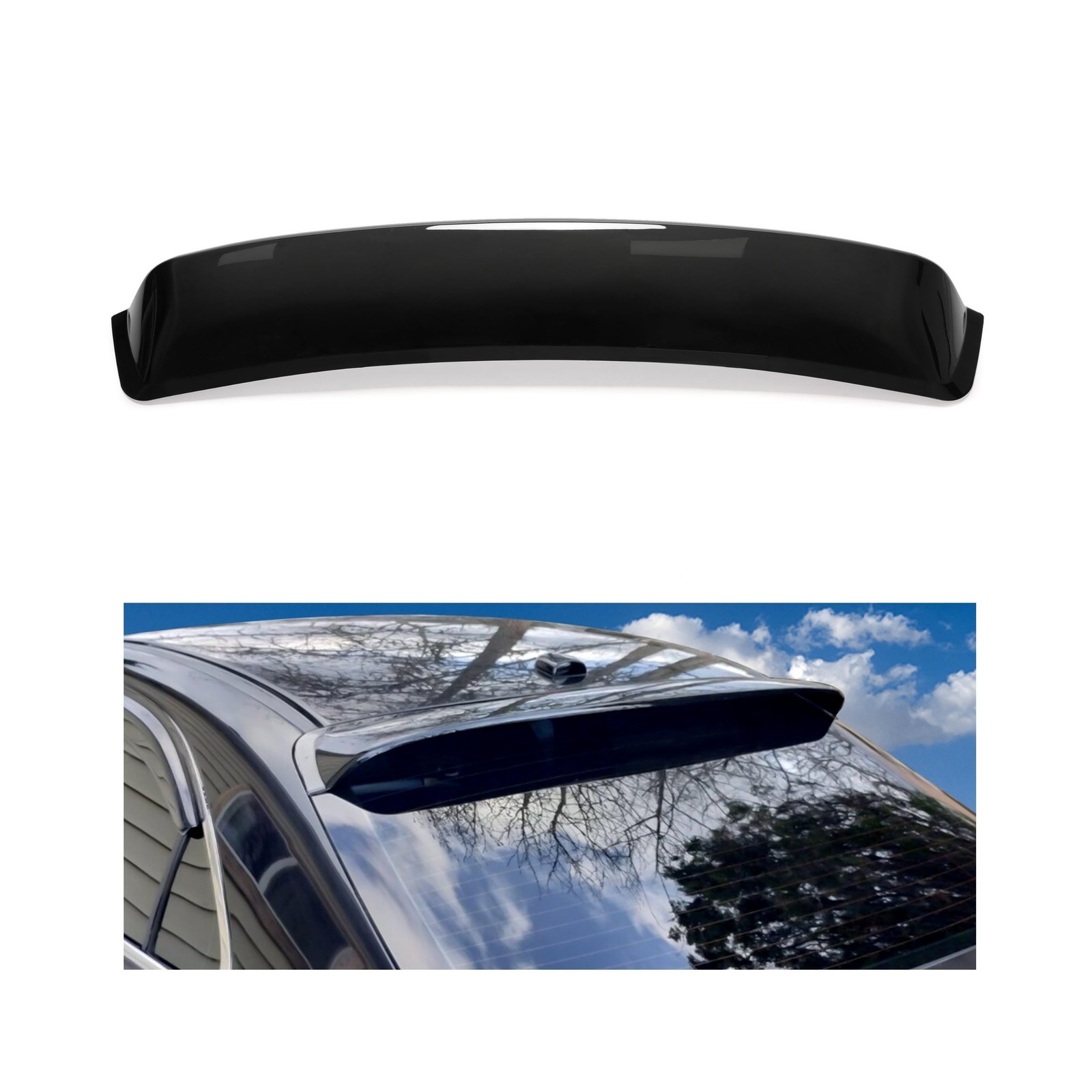 Kojem Rear Roof Spoiler Compatible with 2004-2008 Acura TSX Rear Window Roof ...