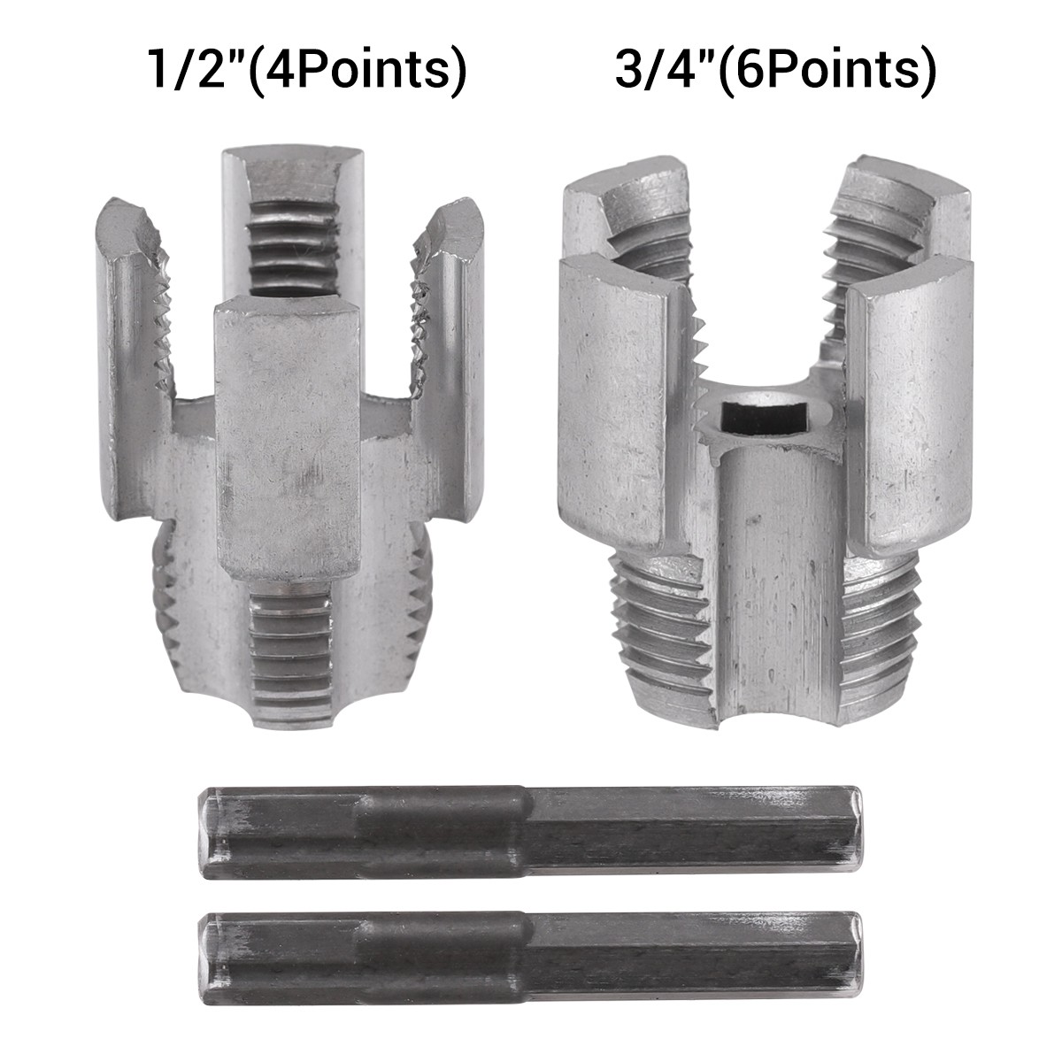 2Pcs Integrated Internal & External Pipe Threading-Tool PVC Pipe Threader Kit
