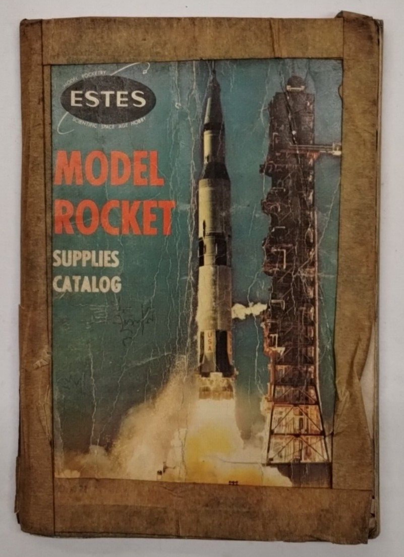 Estes Rocket Supplies "Model Rocket" Supplies Catalog 1969-original