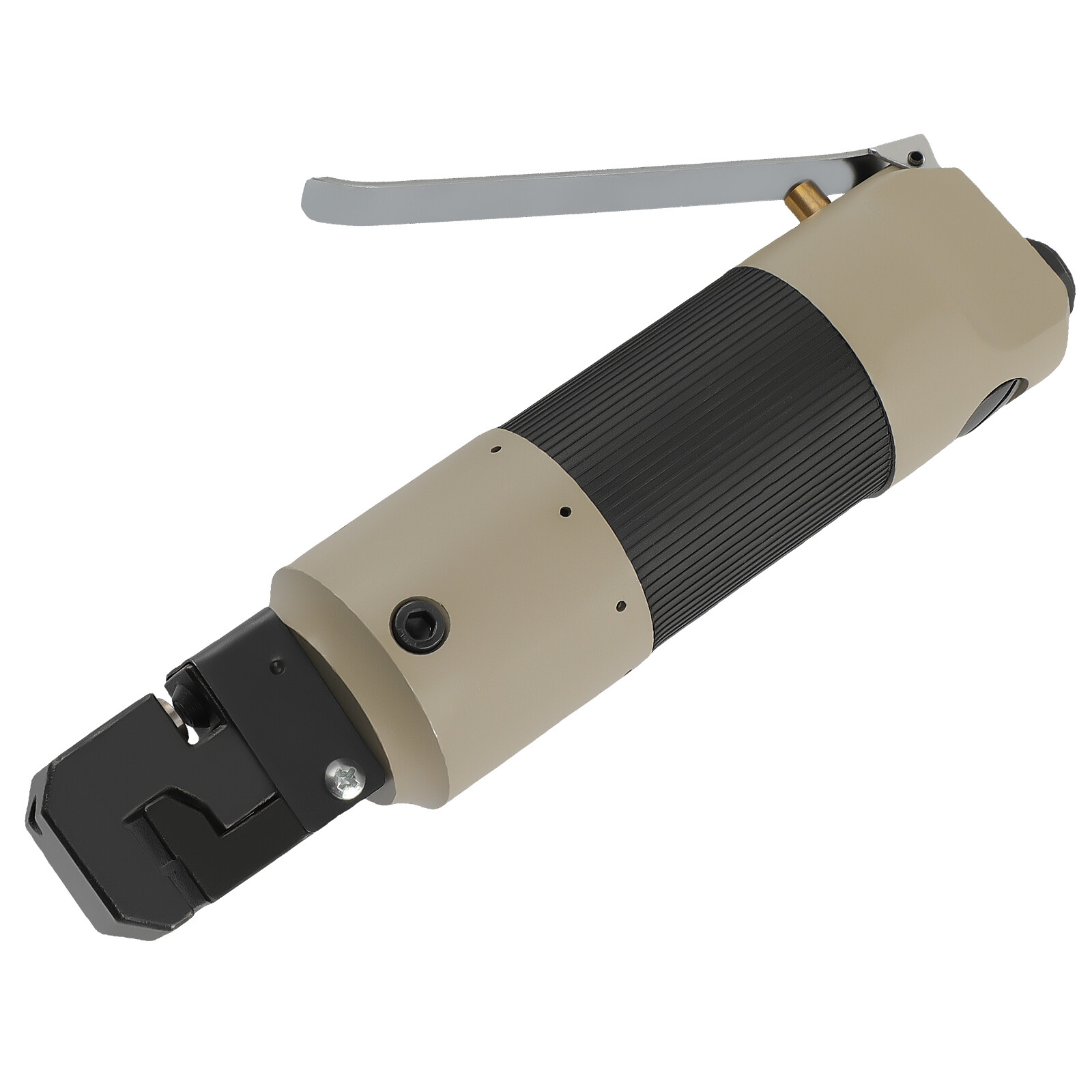 Air Pneumatic Punch Flange Tool 5mm Hole 90 PSI for Punching Folding Sheet 4 CFM