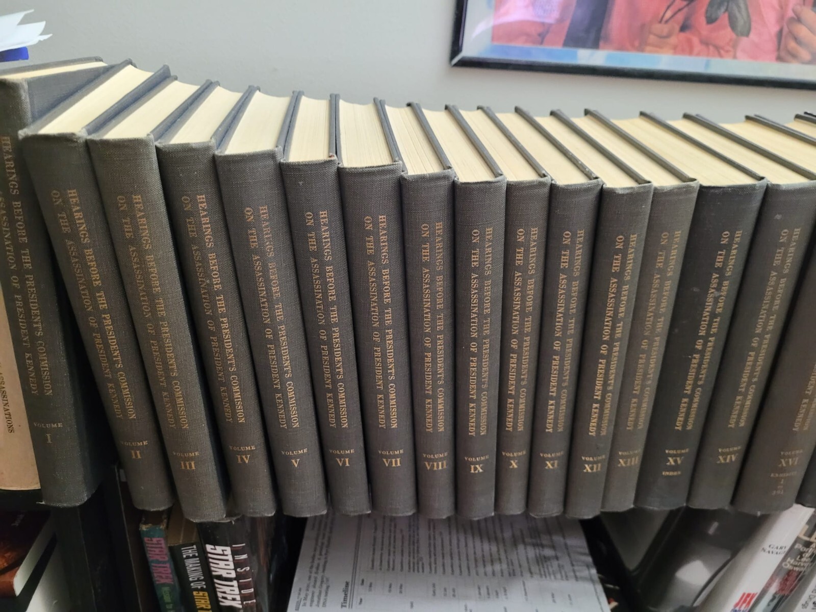 Warren Commission Hearings & Report Pres. Kennedy Assassination 27 Volumes