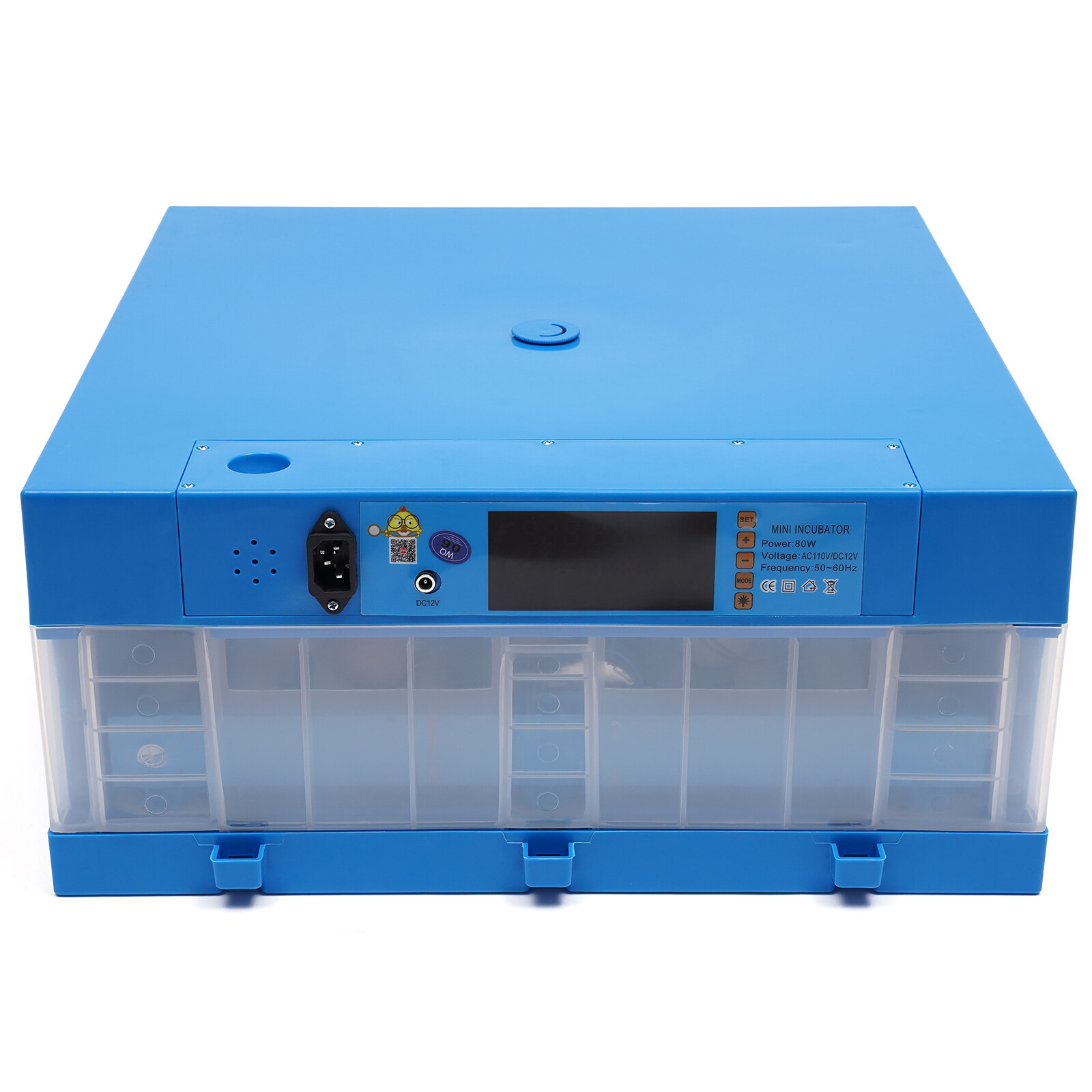 48 Eggs Incubator Hatching Digital Automatic Hatcher For Chicken Birds Hatching