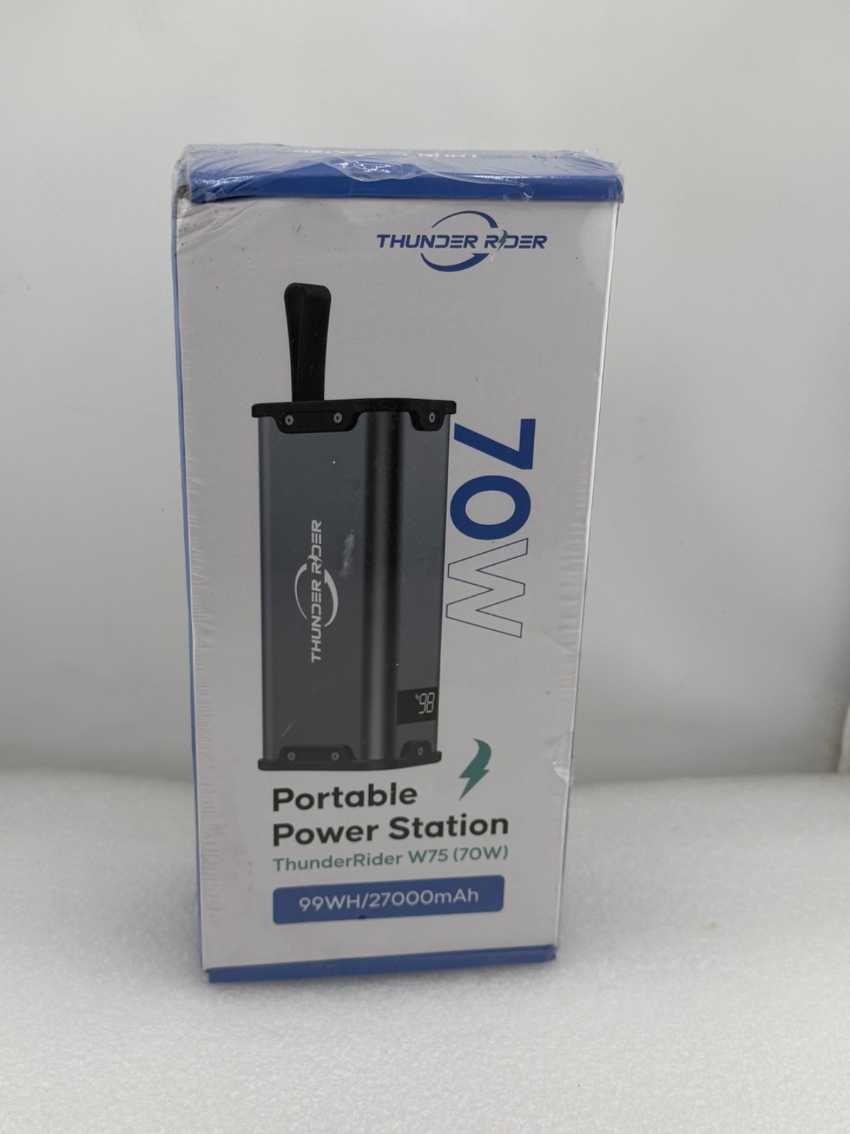 THUNDER RIDER [W75] 70W 99WH 27000mAh PORTABLE POWER STATION - NEW / SEALED