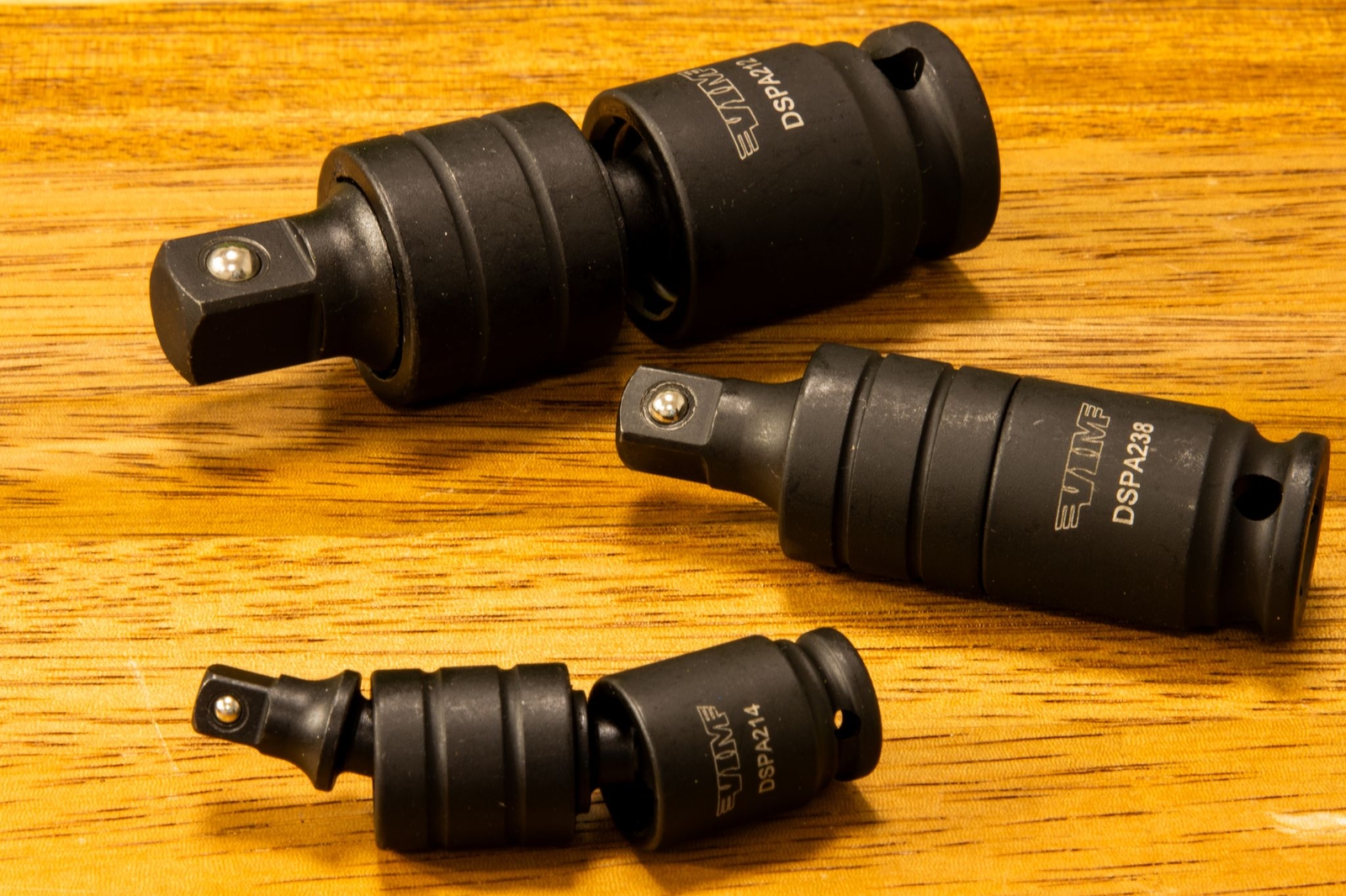 VIM Tools 3 Pc. Impact Dual Swivel Pinless Adapter Set DSPA200