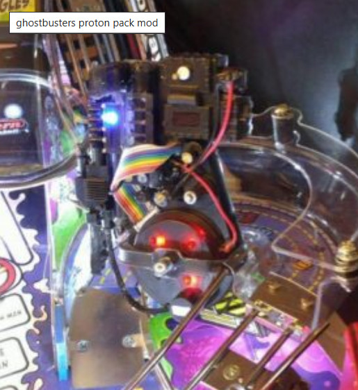 Ghostbusters GB Pinball Machine PROTON PACK LED Mod Stern