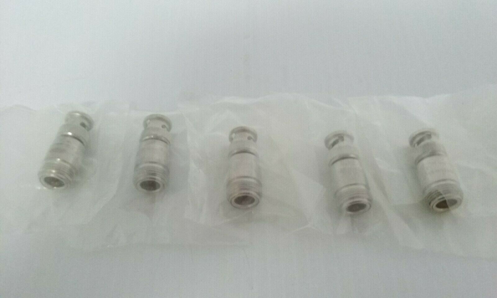 BNC CONNECTOR M55339/49-00349 MALE TO TYPE-N FEMALE ADAPTER (LOT OF 5) NIB