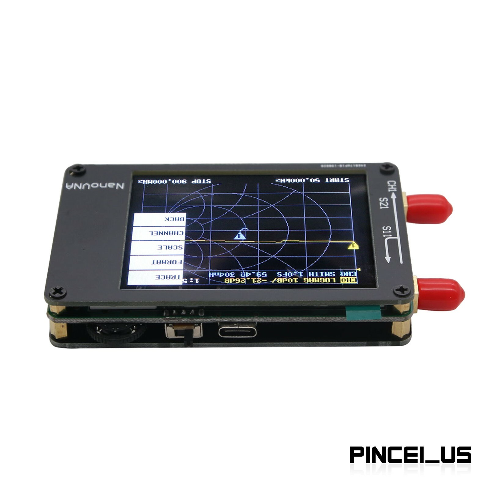 NanoVNA 50KHz-2GHz Vector Network Analyzer for MF HF VHF UHF Antenna 2.8"