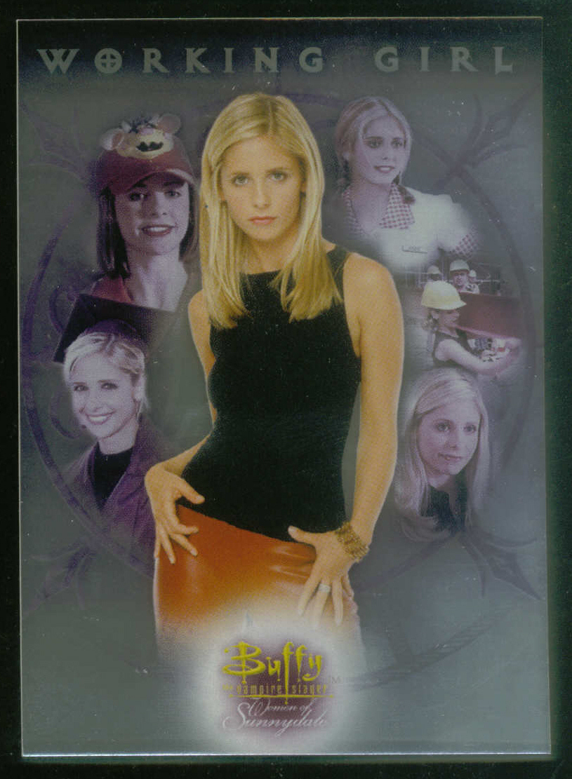 BUFFY THE VAMPIRE SLAYER WOMEN OF SUNNYDALE 2004 WORKING GIRL CASE CARD #CL1
