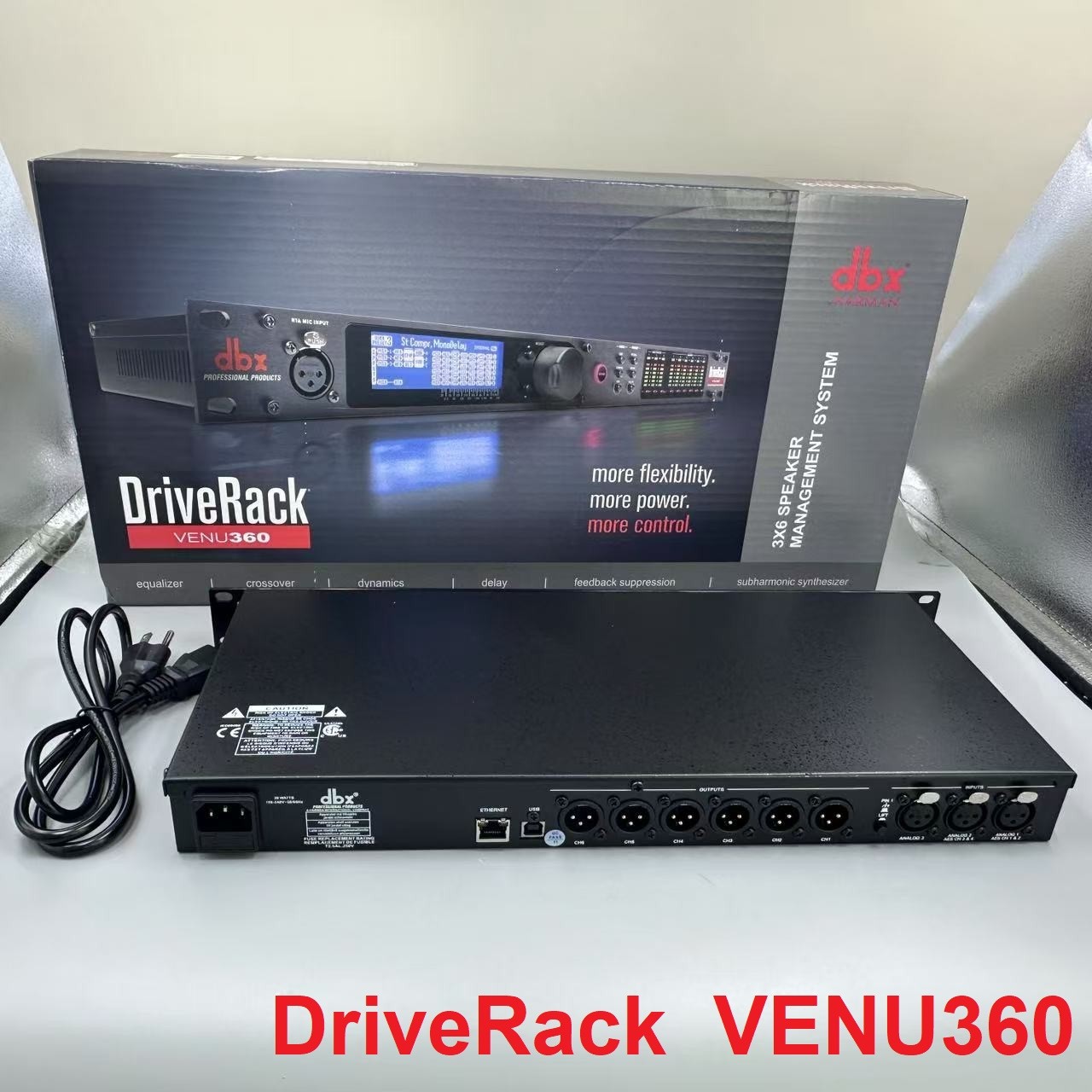VENU360 DBX DriveRack Venue 360 3x6 Loudspeaker Management System PROAUDIOSTAR