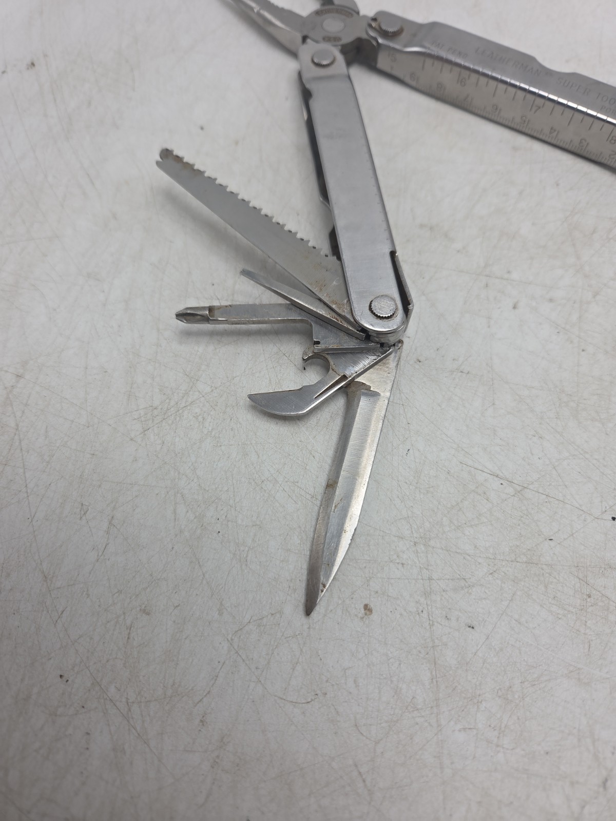 Vintage Leatherman Super Tool Multi-Tool Stainless EUC