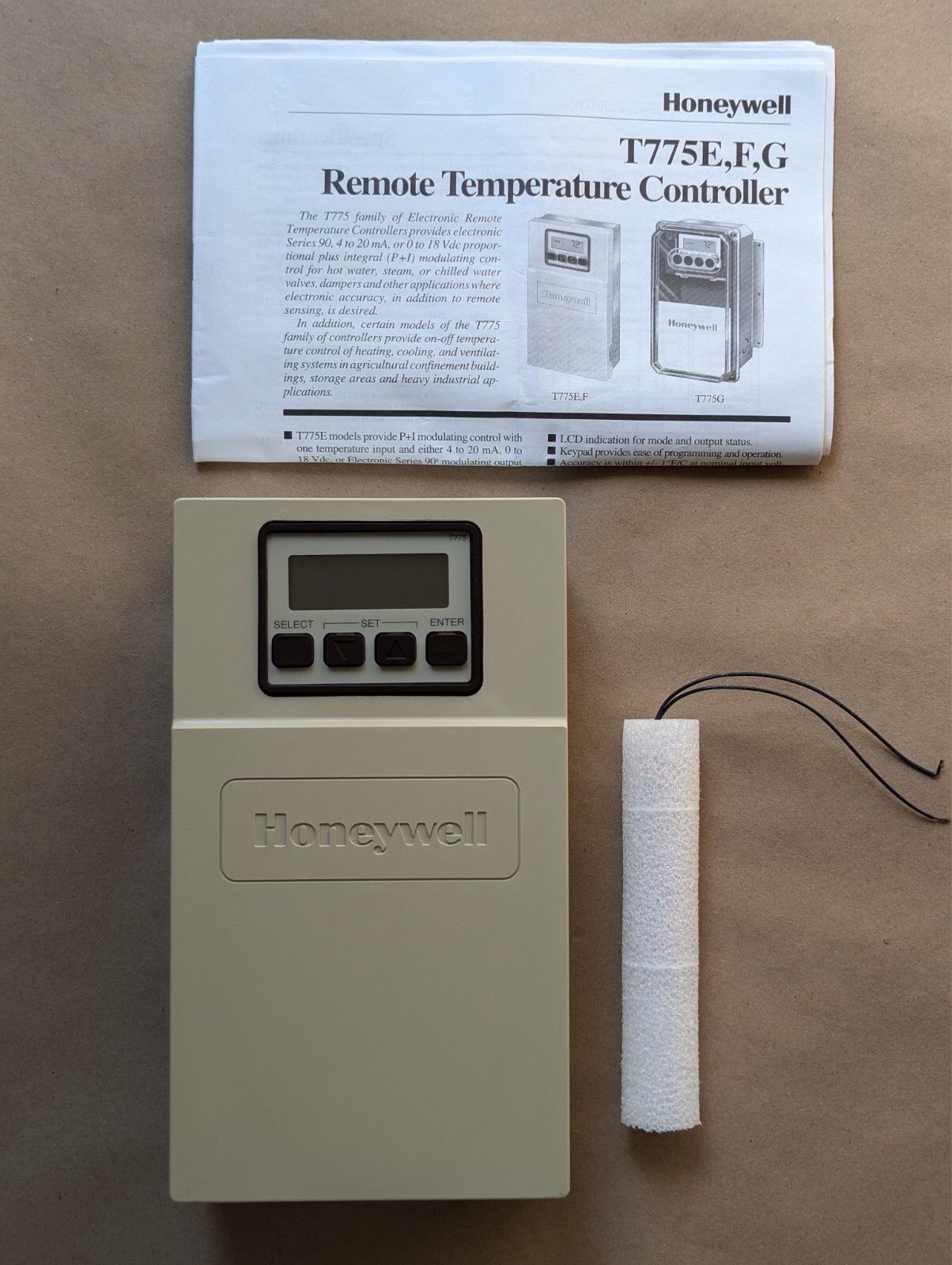 Honeywell T775E1098 HVAC Remote Temperature Controller – NEW in Open Box