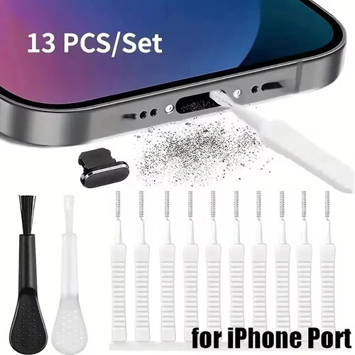 Cell Phone Cleaning Kit USB Charging Port and Headphone Jack Cleaner Kit Brush