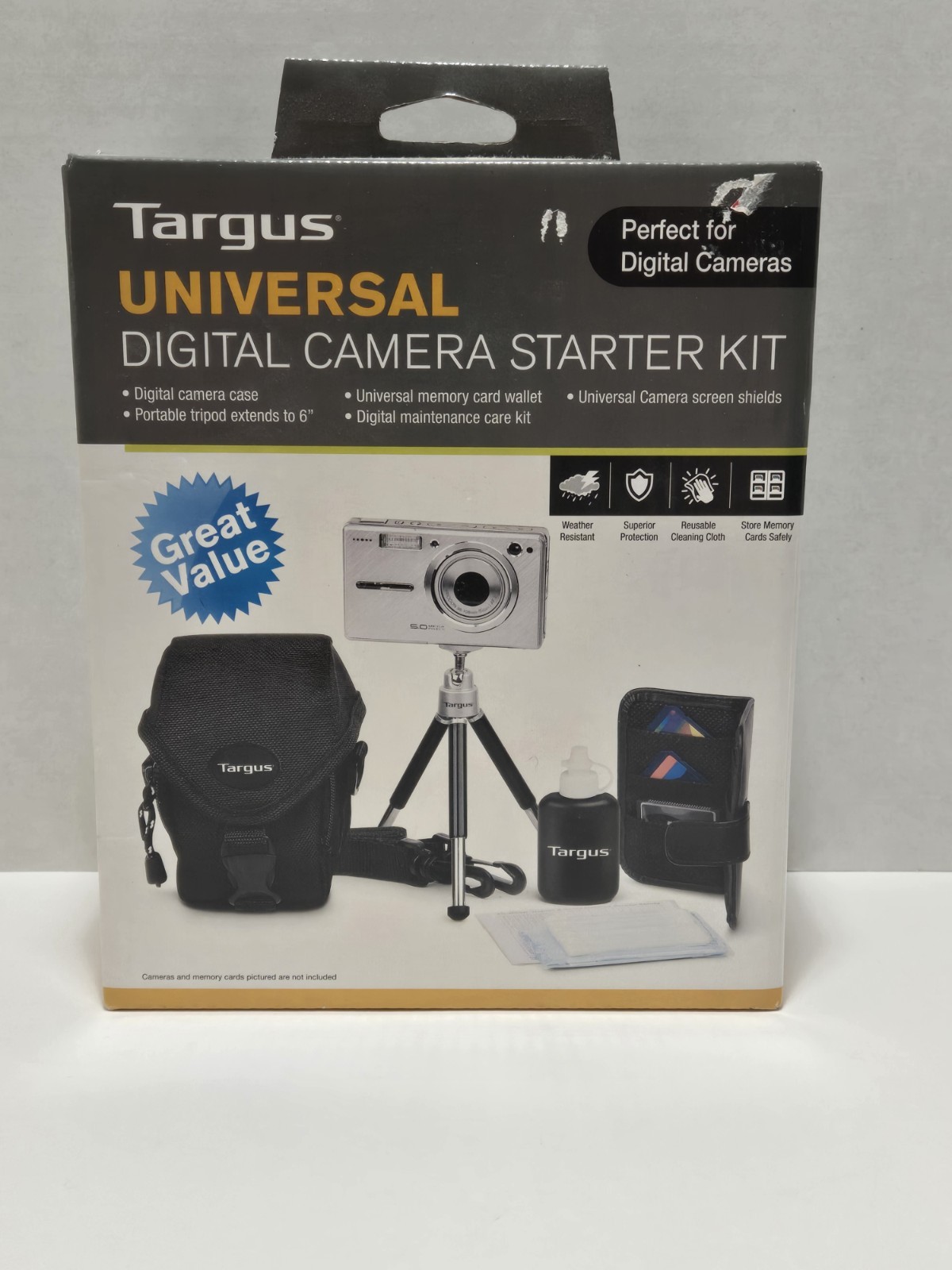 Targus Digital TGK-WM200 Universal Camera Starter Kit New