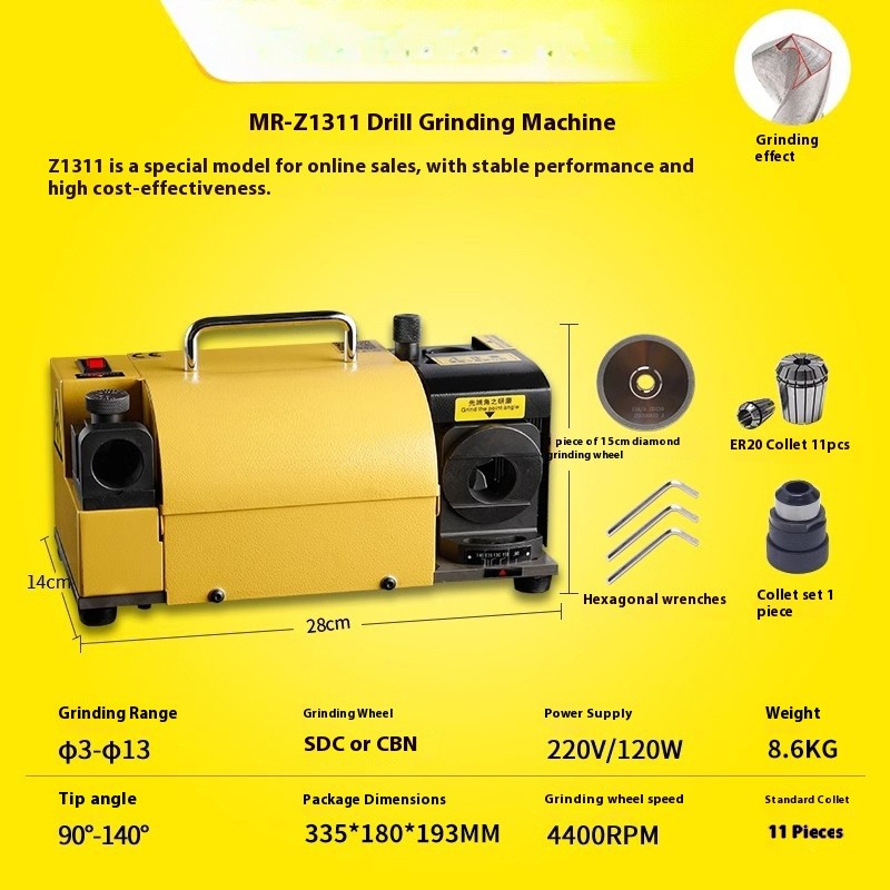 High Precision Sharpening Machine Sharpening Magic Twist Drill Sharpener