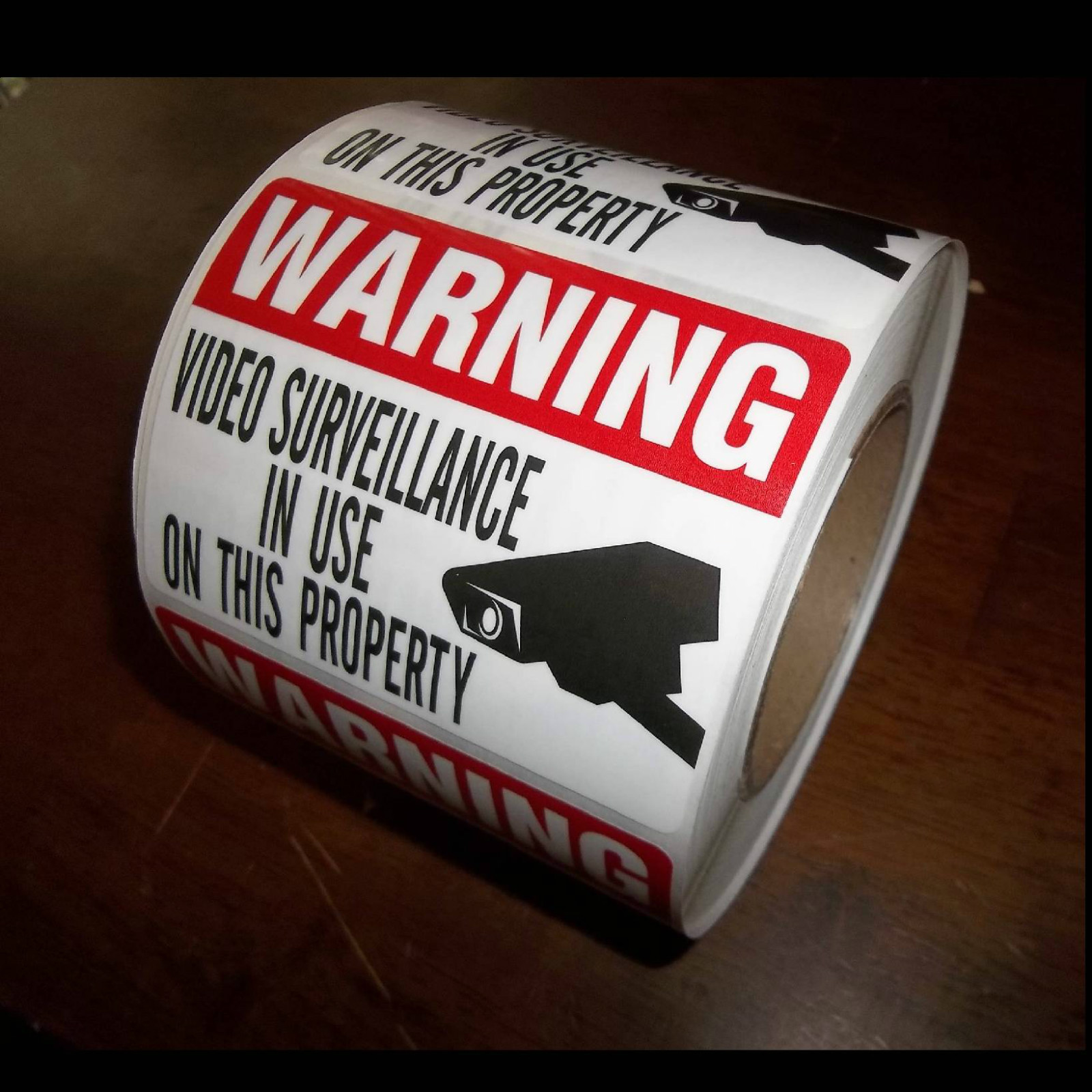WATERPROOF STORE SECURITY VIDEO SURVEILLANCE CAMERAS WARNING STICKERS