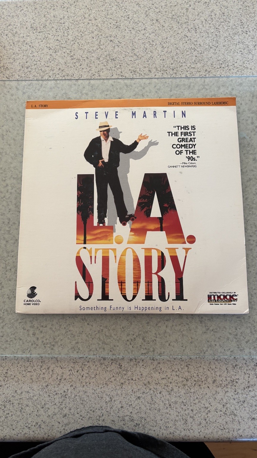 L.A. Story LaserDisc 1991 Comedy Steve Martin Mick Jackson LIVE Home Video