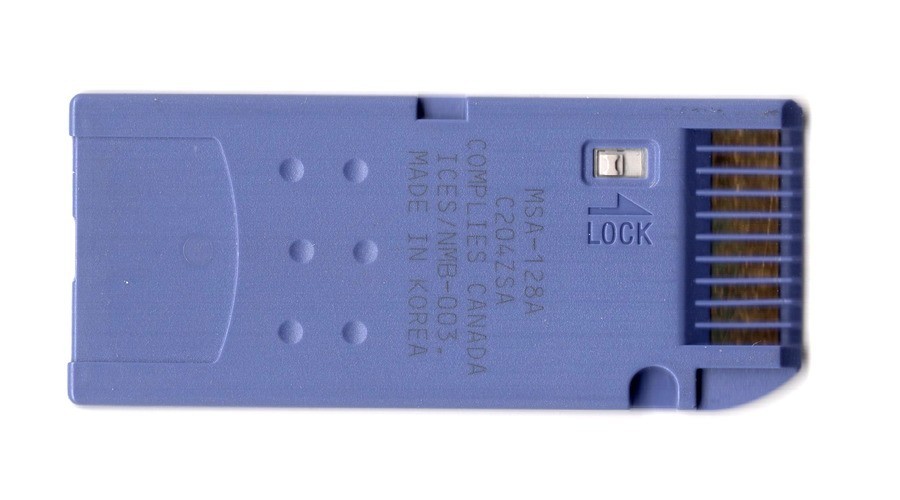 Sony Memory Stick 128MB MSA-128A Genuine Camera Memory Card