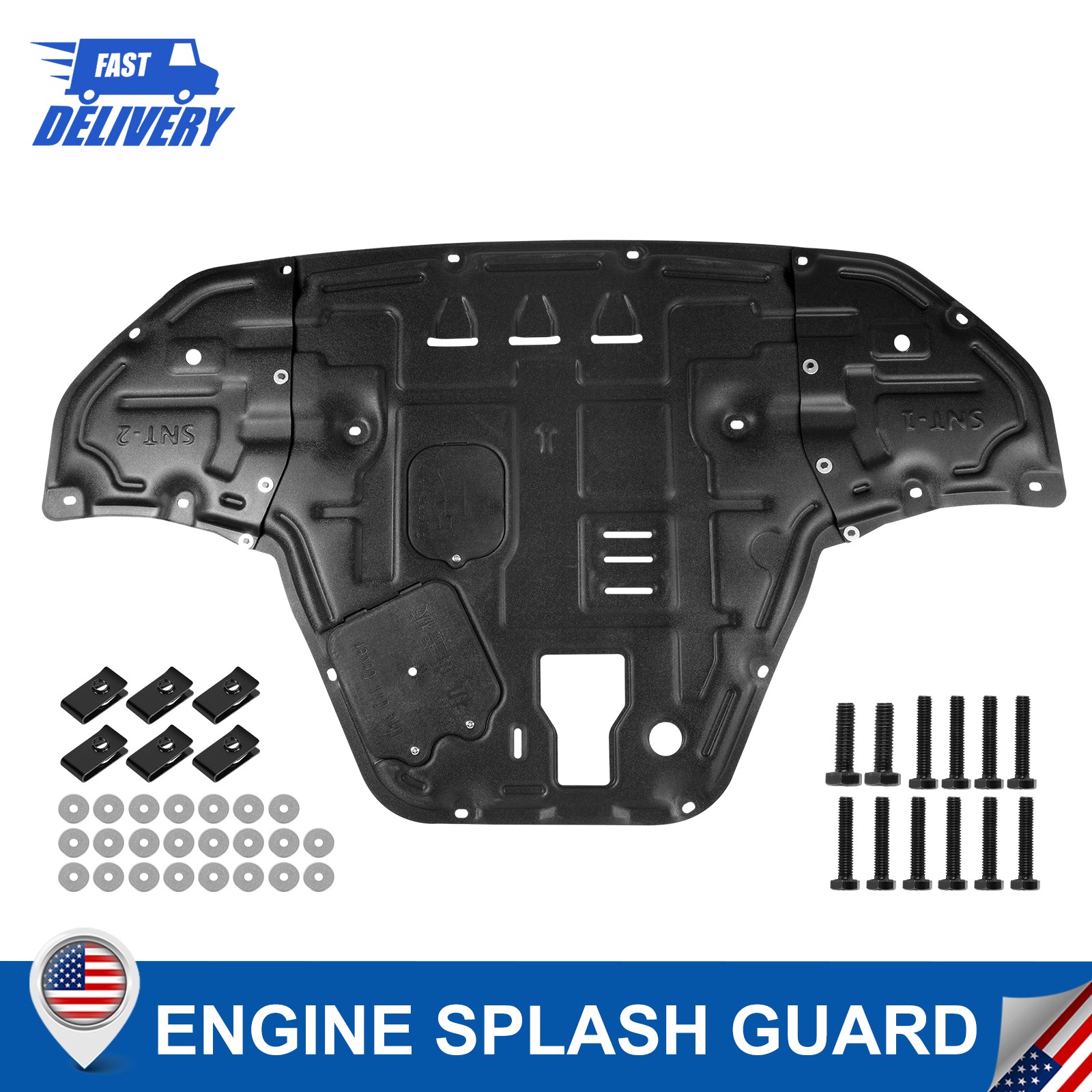 For 2020 21 22 23 2024 Hyundai Sonata Engine Under Cover Front Splash Shields