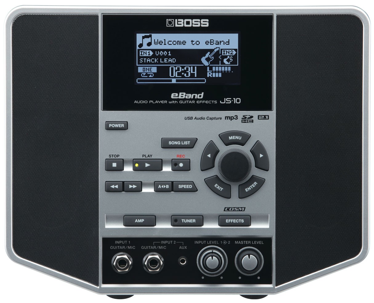 Boss JS-10 eBand Audio Player With Guitar Effects - Open Box