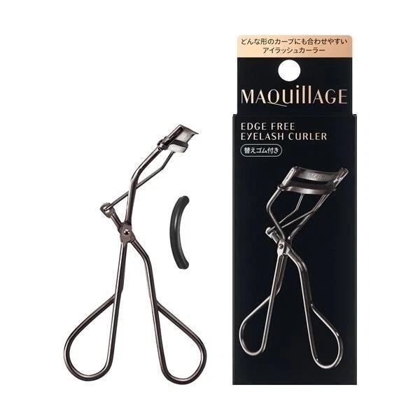 Shiseido MAQUILLAGE Edge Free Eyelash Curler with Refill Pad New in Box