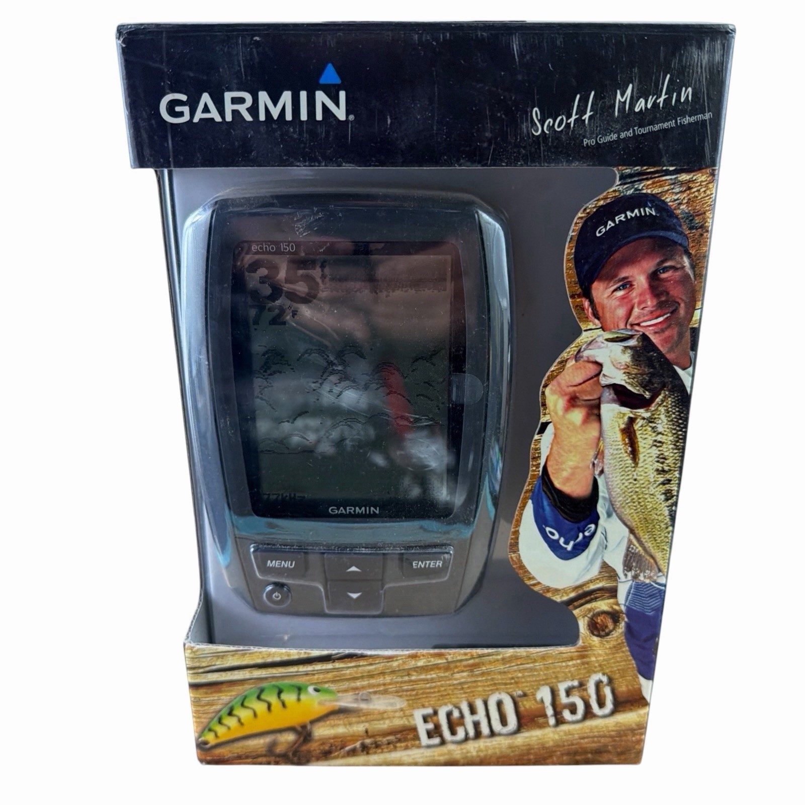 Garmin Echo 150 Fishfinder Scott Martin Duel Beam Fishfinder New Open Box