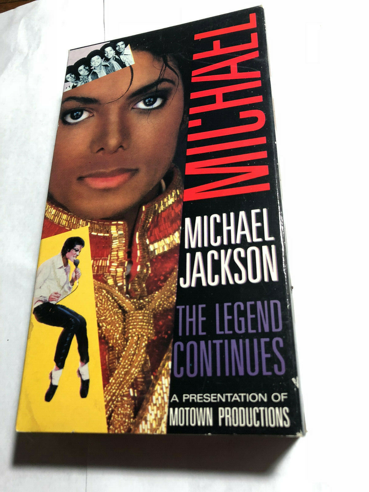 MICHAEL JACKSON THE LEGEND CONTINUES VESTRON 1989 VHS