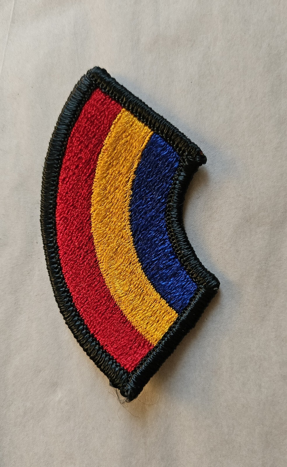US Army Rainbow Division Arm Patch, Bright Color